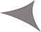RETELANDIA Vela Ombreggiante Triangolare m 3x3x3 GRIGIO Traspirante Parasole per Giardino Terrazza