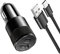 Car Charger For Google Pixel 8A/8/8 Pro/7A/7/7 Pro/6A/6 Pro/6, Google Pixel 8A/8/8 Pro/7A/7/7 Pro/6A/6 Charger, 18W USB + Type C Fast Power Charging Block Dual Port Plug Lighter Adapter With USB Cable