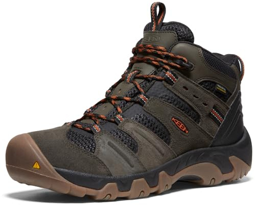 KEEN Men's Headout Mid Waterproof Hiking Boots,