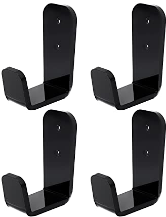 Yuikome 4 STÜCK Hockey SchläGer Display Halter EIN der Wand Montiert Halter, Golf SchläGer Display Rack, Hockey SchläGer, für Horizontalen AufhäNger für Haus Wand