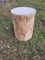 Kistenkolli Altes Land Holzstamm Sitzhocker gehobelt Durchmesser ca 28-30cm