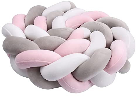 IIQI® Letto a ​Treccia Cuscino, Cuscino Intrecciato (A15,450cm)