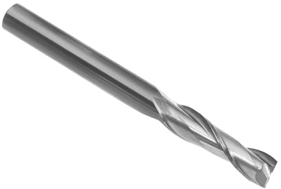 ECSiNG Double Flutes Spiral Design 6mm Shank Spiral Bit Up Cut CNC Cutting Diameter 24mm Cutting Length 60mm Tungsten Steel Mill Bits Wood Carving Spiral Cutter HRC55