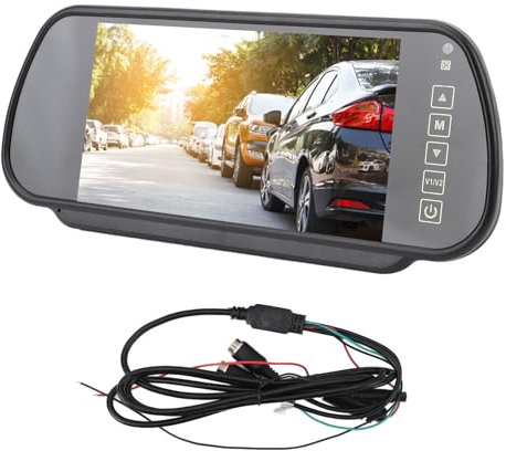 Rückspiegel-Rückfahrkamera, 12 V Bis 40 V, Auto-Display, Einparkhilfe, Touch-Tasten, Rückspiegel-Monitor für Leichte LKWs