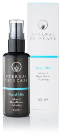 Eternal Skincare Gesichtsspray mit Hypochloriger Säure – Beruhigendes Gesichtswasser bei Unreinheiten und Rötungen, alkoholfrei, für alle Hauttypen, 60 ml