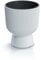 Tymar Vaso da fiori con inserto, vaso da fiori in plastica, fioriera, vaso per piante grande (DBMIS Bianco,ø 40 cm)