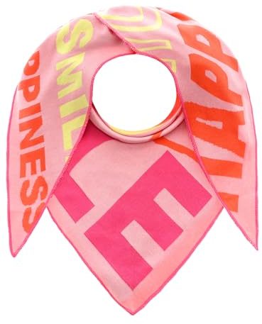 Zwillingsherz Dreieckstuch Stola Schal mit Wolle für Damen Mädchen - Hochwertiges Baumwoll-Halstuch Happy & Smile – Damenschal Übergangsschal Strick