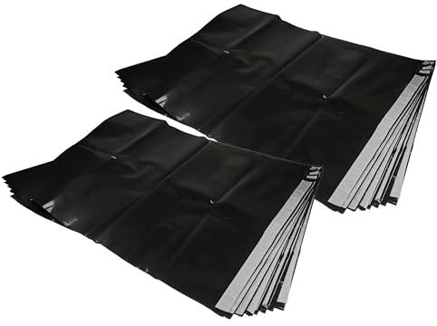 vhbw 20x sacchetto compatibile con Bosch GAS 55 M AFC Professional aspirapolvere - plastica, 9,2cm x 7,05cm nero