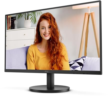 AOC U27B3A - 27 Inch UHD 4K, 60Hz, IPS, 4ms, HDR10, 3 side Frameless, Speakers, LowBlue Light, FlickerFree (3840 x 2160,350 cd/m2, HDMI 2.0 / DP 1.4)
