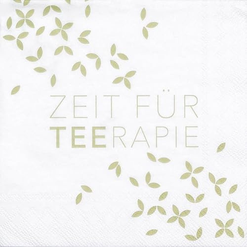 Cocktailservietten Zeit für Teerapie
