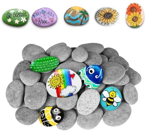 20 stycken dekorativa kiselstenar, strandkiselstenar, kiselstenar dekorationsstenar natursten, platta kiselstenar, rita målade stenar, stenar för målning, stenar för målning, stenar för DIY-målning