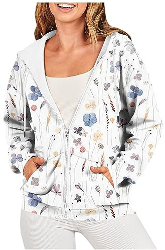 SCBFDI Offerte Del Giorno Lampo Prime, Top Donna Eleganti Giacca Elegante Donna Giacca Invernale Taglie Forti Donna Felpa Rosa Donna con Zip Felpa Sportiva Donna per Correre con Cappuccio Felpa