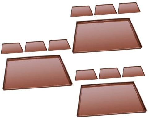 IMIKEYA 3 Sätze 3 Sets Silikon Pad Dörrmatten Für Obsttrockner Lebensmitteltrockner Dörrgerät Dörrschalen Trocknermatten Für Ruckartige Silikon Tablett Einlage Lebensmittel 4 Stück * 3