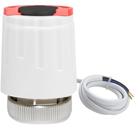 ASOFTY Thermischer Stellantrieb 230V, M30x1,5 mm NC Stromlos Geschlossen Stellantrieb Fussbodenheizung, Stellmotor für Fußbodenheizungen und Heizkreisverteilern