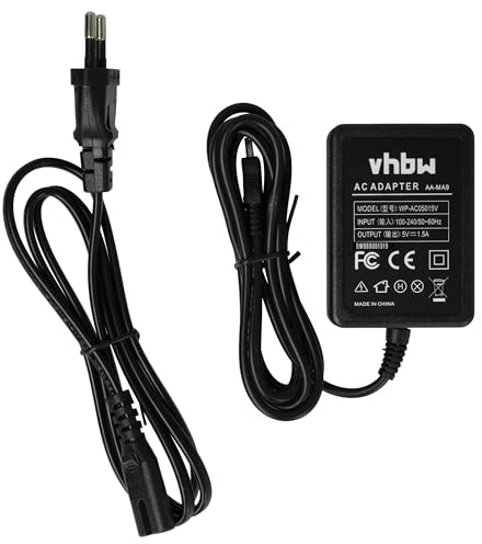 vhbw Netzteil kompatibel mit Samsung HMX-QF310 | HMX-QF300, HMX-QF20, HMX-QF320, HMX-QF30, HMX-QF20BN Kamera, Digitalkamera, 2m