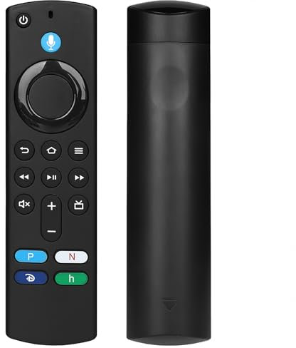 Télécommande Vocale de Remplacement 3è Gén, Télécommande Contrôle de Rechange pour Smart TV 4k, Lite, 4K Max TVs, TV Remote Control Compatible avec Smart TV