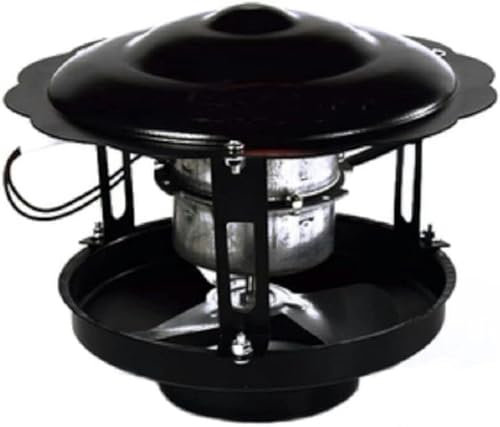 QWFVHJ Chimney Smoke Evacuator,Chimney Fireplace Fan,Chimney Fireplace Fan, Chimney Fan Extractor Induced Draft Fan For Fireplace Cottage House Stove(90mm)