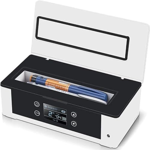 Refrigerador De Insulina, Nevera portátil for insulina, nevera pequeña for insulina, caja refrigerada for coche, nevera pequeña for insulina(1*battery)