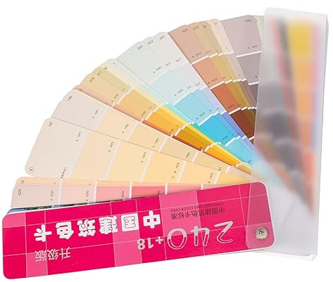 Vaguelly 1Ensemble Cartes de Couleur de Peinture Professionnelle Nuancier Standard Teintes Palette de Couleurs pour Projets Architecture Durable et Pratique Coins Arrondis