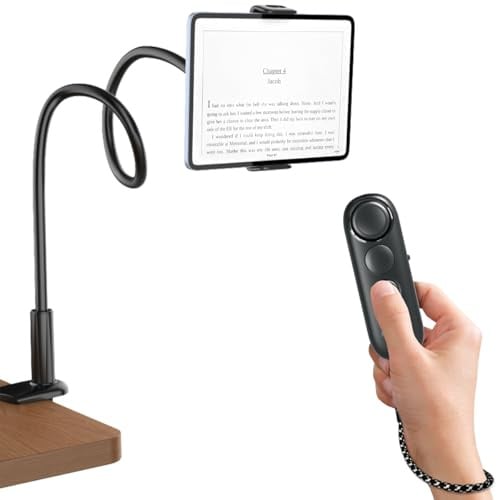 Télécommande Bluetooth avec Support – Défilement & Tourne-Page pour vidéos Courtes et Applis de Lecture