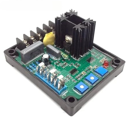 HRTHCAJ Automatischer Spannungsregler-Stabilisator for Stromaggregate, passend for universelle bürstenlose Generatoren, AVR GAVR-8A Zubehör