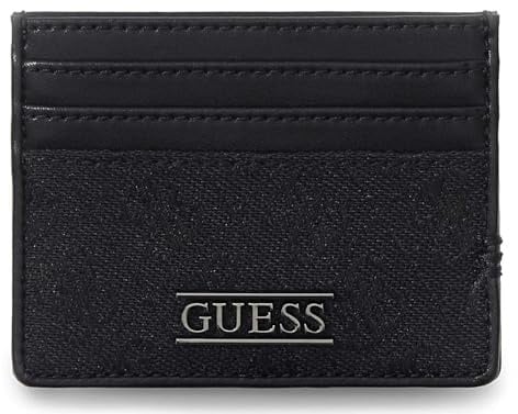 GUESS Kartenhalter Boston Card Holder Dark Black schwarz