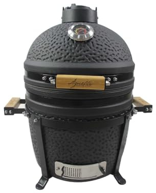Pentole Agnelli BABBQC Barbecue Kamado ceramica refrattaria nero compatto professionale