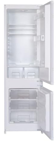 SIA RFI104/M 70/30 Split Built In Integrated 229L White Fridge Freezer, E Rating, 4*Star Freezer, Reversible Door, Metal Back Panel, 2 Year Guarantee