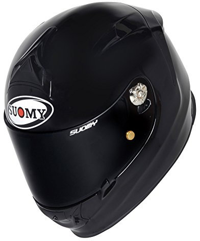 Suomy Motorradhelm SR Sport Shape, Schwarz (Plain Schwarz), L