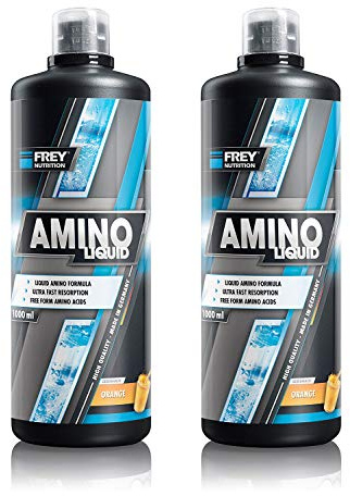 Frey Nutrition Amino Liquid 2 x 1000ml 2er Pack Orange