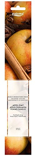 pajoma® Räucherstäbchen Apfel-Zimt 10 Stück | Weihrauch-Stäbchen 28 cm - in dekorativer Verpackung