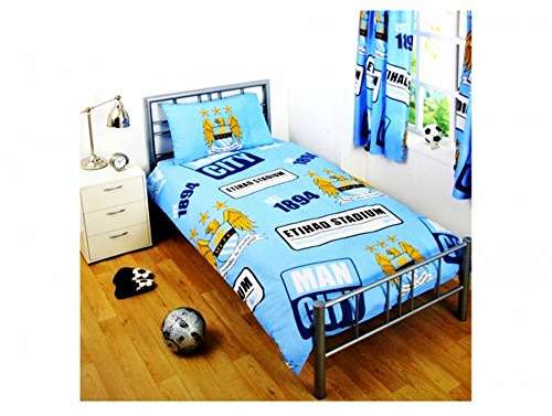 Manchester City, Einzelbettgröße Set....NEW Modell