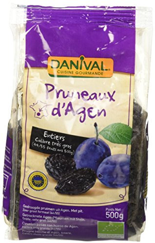 Danival, Prugne secche di agen con nocciolo bio, 500g