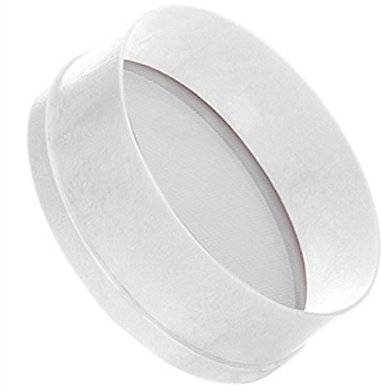 COSMOPLAST Setaccio Bianco o Marrone in PVC con Rete fina in Nylon 30 cm Farina Zucchero