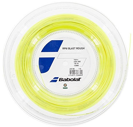 Babolat RPM Blast Rough 200m String, Yellow-(Amarillo), Size 130