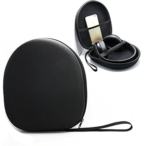 Large Headphone Case Universal Portable Protective Cover Pouch Bag Storage Box (21CM x 19CM x 6CM)