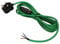 DC VOLTAGE Industrial Ceiling hanging Plug in Pendant Lighting Fitting E27 Lamp Holder 4m Fabric Cable 3 Pin Plug in pendant with On/Off Control Switch (Green)