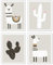 Kindred Sol Collective Llama-Wanddekoration, Kunst-Poster – Set von 4 (27,9 x 35,6 cm), professionelle Drucke (Llama & Kaktus) für Babyzimmer, Jungen-Mädchen-Zimmer, Kinder, Kinderzimmer, Spielzimmer