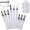 ZITFRI 9 Pcs Pinceaux Aquarelle Pinceau a Reservoir D Eau - Stylo avec Pointe Fine pour Peinture Artistique