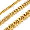 Richsteel goldkette aus edelstahl herren panzerkette mit schmuckbox -14MM breit 61cm lang