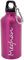 eBuyGB Personalised Any Name Lightweight Reusable Custom Engraved 400ml Aluminium Sports Water Bottle with Screw Cap & Carabiner (Pink)