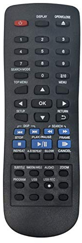 ALLIMITY N2QAYA000015 Telecomando Fit for Panasonic DVD Player DVD-S48EE | DVD-S48EP DVD-S500EG-K DVD-S68 DVD-S68EE DVD-S68EP DVD-S700EG-K TX-65GZ1000B DVD-S48 DVD-S48EG DVD-S500EB-K