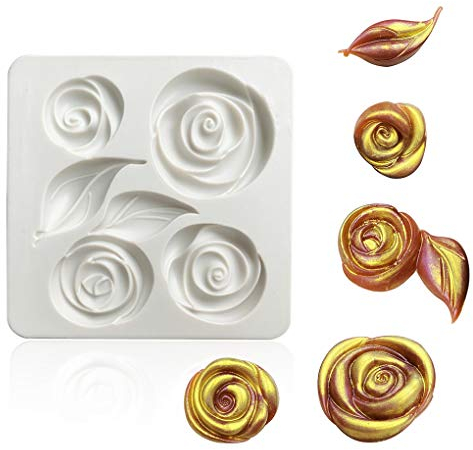 Rolin Roly Fondantkuchen Silikonform 3d Rose Blume Kuchen Silikon Form Diy Silikon Backen Fondant Formen Blätter Fondant Silikon Backform