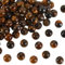 OLYCRAFT 200 Stück 8mm Natürliche Tigerauge Perlen Runde Edelstein Perlen Braun Tigerit Perlen zum Auffädeln Lose Edelstein Perlen Energiestein mit 1mm Loch Für Armband Halskette Schmuckherstellung