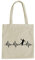 Herzschlag Handball Baumwolltasche - Ekg Handballer Handballspiel Sport Werfen Natural