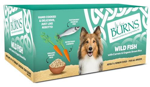 Burns Adult Dog Complete Wet Food Wild Fish,24 x 395 g Bumper Box