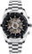 RORIOS Relojes Hombres Mecánico Automático Relojes Luminoso Reloj con Correa de Acero Inoxidable Militar Deportivo Relojes de Pulsera