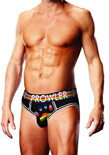 Prowler Black Oversized Paw Open Brief