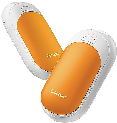 OCOOPA Magnetic Hand Warmers Rechargeable 2 Pack, AI Electric Handwarmers, Fast Heating, 3-Settings, UL Certified, Portable Heater, Gloves Fitting, Travel Essentials, Gifts Women Men, UT3 Lite