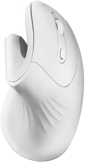 Mars Gaming MMW-ERGOPRO, Ratón Inalámbrico Ergonómico Vertical, Diseño Plegado, Sensor Óptico 3200DPI, Switches Huano, Receptor Inalámbrico 2.4GHz, Compatibilidad Multiplataforma, Blanco